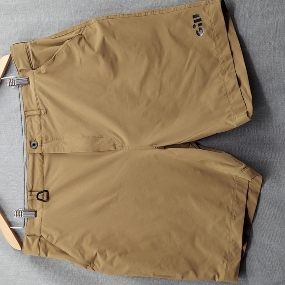 Men's Gill Performance Shorts Brown Quick Dry Size XL